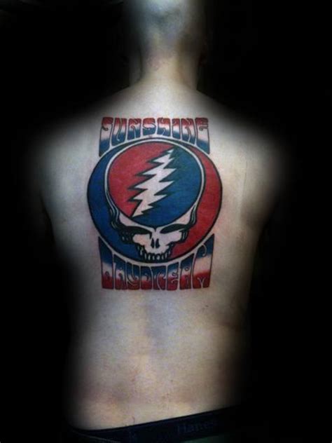 50 grateful dead tattoo designs for men rock band ink ideas