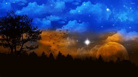 Fantasy Night Sky Wallpapers Top Free Fantasy Night Sky Backgrounds