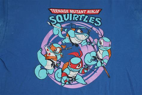 Teenage Mutant Ninja Squirtles Shirt Cartoon Shirt Men S Etsy