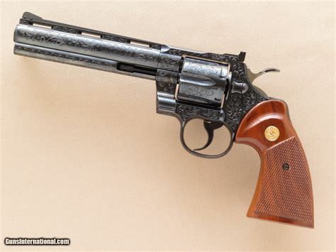 Colt Python Factory D Engraved Cal 357 Magnum 1978 Vintage For Sale