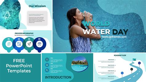 Free Water Infographics Powerpoint Templates For Your Presentation