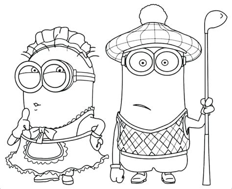 Despicable Me Minions Coloring Pages at GetColorings.com | Free