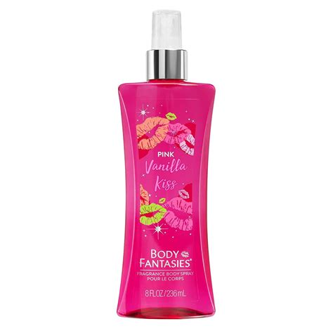 Body Fantasies Signature Fragrance Body Spray Pink Vanilla Kiss