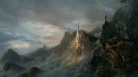 fantasy art, Artwork, Digital art, Pixelated, Science fiction, Mountains, Far view