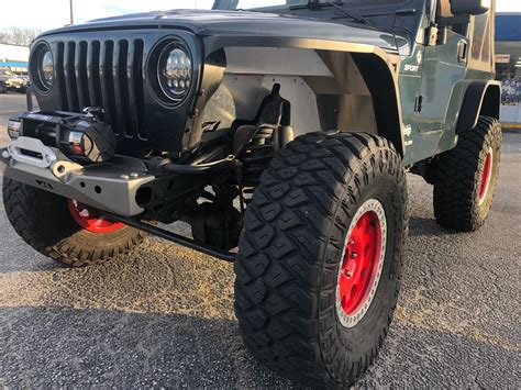 Jeep Tj Fenders 4 Inch Flare High Line 97 06 Wrangler Tjlj Pair