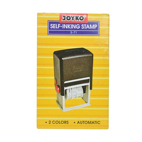 Jual Joyko S 71 Self Inking Date Stamp Stempel Tanggal Dan Lunas Blue