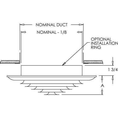 Therefore, any tampering or blockage of this component tends to affect the temperature of. Round Ceiling Air Vent Register Grille Diffuser Bowtie ...