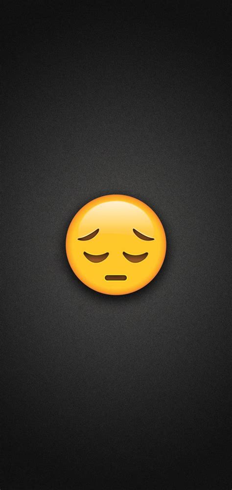 Emojis Emoji Wallpaper Face Sad Phone Wallpapers Relieved Sweat Cold Emojis Advertisement