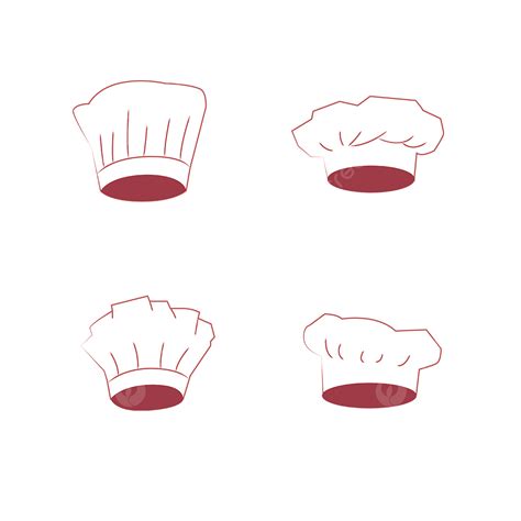 Gambar Bubuk Kombinasi Topi Koki Restoran Topi Koki Koki Putih Png