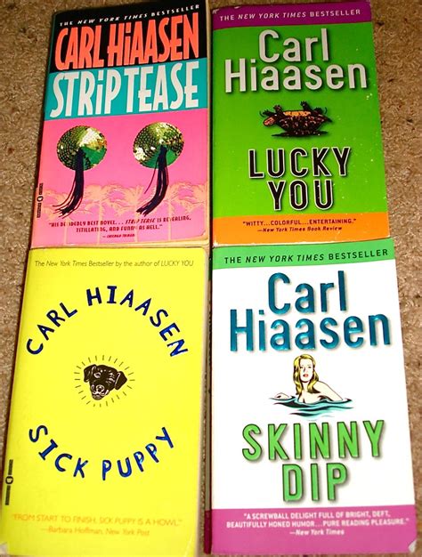 Titles By Carl Hiaasen Sick Puppy Lucky You Skinny Dip