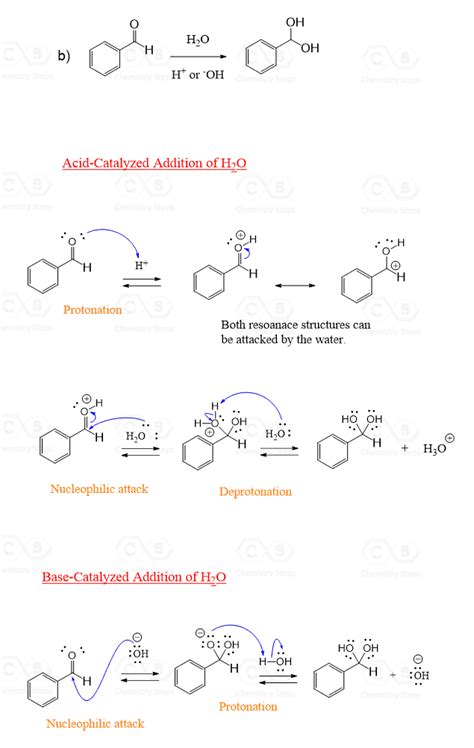 Reactions Of Aldehydes And Ketones With Water Chemistry Steps