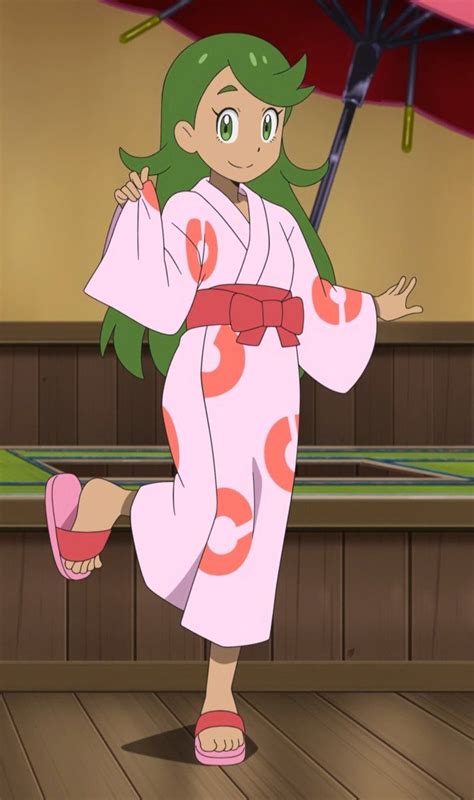 Mallow In Kimono Outfit By Willdinomaster55 On Deviantart Pokemon