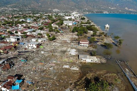 Indonesia Earthquake And Tsunami Aerial And Satellite Photos Reveal Scale Of Devastation