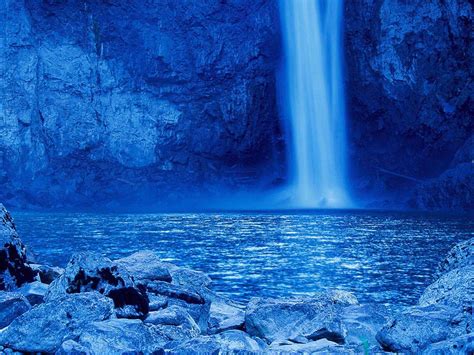 Blue Waterfall Wallpapers Top Free Blue Waterfall Backgrounds