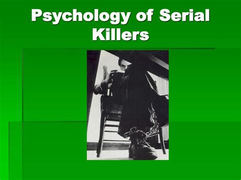 Ppt Psychology Of Serial Killers Powerpoint Presentation Free