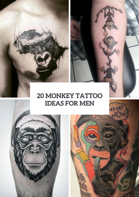 20 Monkey Tattoo Design Ideas For Men Styleoholic
