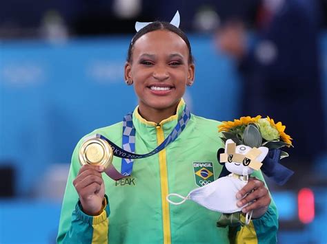 Rebeca Andrade Conquista Ouro Para O Brasil Na Gin Stica Art Stica O Imparcial