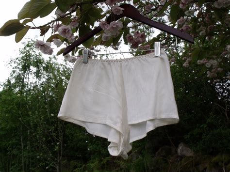 French Knickers Organic Bamboo Lingerie Tap Pants Pyjama Shorts High Waisted Handmade