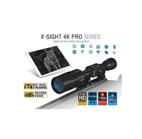 Atn Opmod X Sight 4k Pro 5 20x Smart Ultra Hd Daynight Hunting Rifle Scope