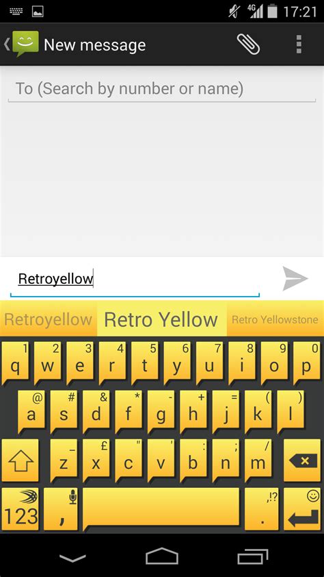 Retro Yellow Punch Up Your Keyboard With This Theme From The Swiftkey