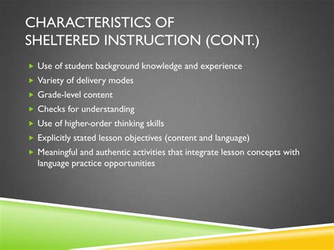 Ppt Sheltered Instruction Strategies Powerpoint Presentation Free