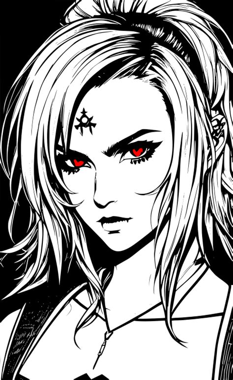 Vampire With Glowing Eyes Openclipart