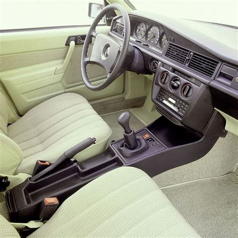 The Interior Of The 190 Mercedes Benz 190 Mercedes Benz 190e