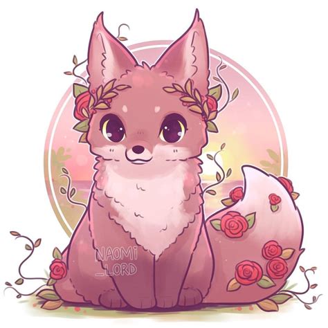 🌹persephone Fox🌹 Cute Animal Drawings Kawaii Cute Fox Drawing Cute