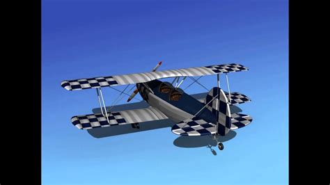 Dreamscape Acrostar Biplane V10 3d Model From Youtube