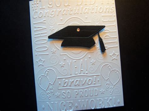Embossed Graduation Card Etsy