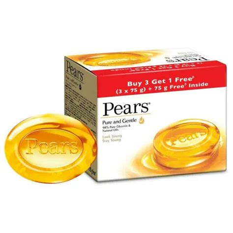 Pears Pure And Gentle Soap 75 G Buy 3 Get 1 Free Jiomart