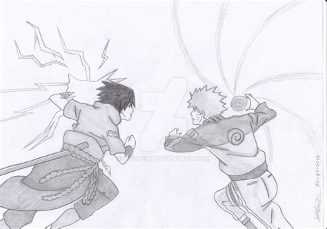 Naruto And Sasuke The Clash Of Bonds By Kyorem On Deviantart
