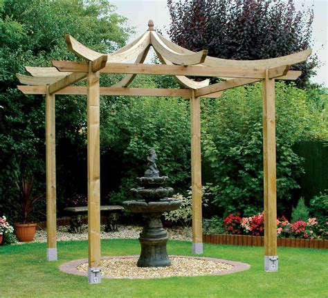 Be Inspired By The Japanese Pergola Kit From Grange And Create A Bold