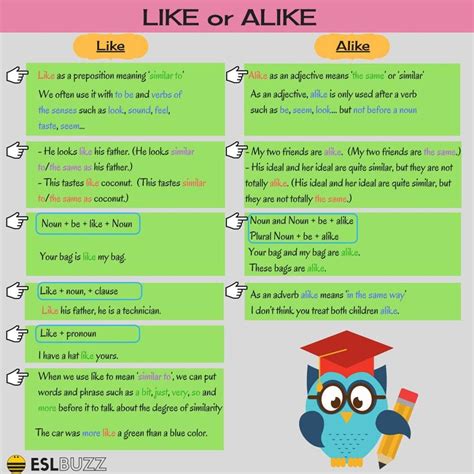 Like And Alike Useful Difference Between Like And Alike Eslbuzz