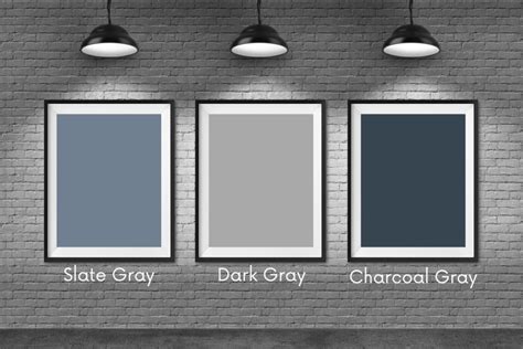 Slate Gray Vs Dark Gray Vs Charcoal Differences Explained