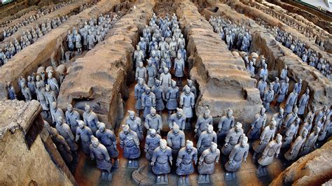 tasweekend terracotta warriors stand watch in australia the mercury