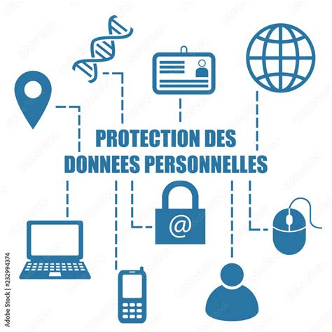 Vecteur Stock Logo Protection Des Donn Es Personnelles Adobe Stock