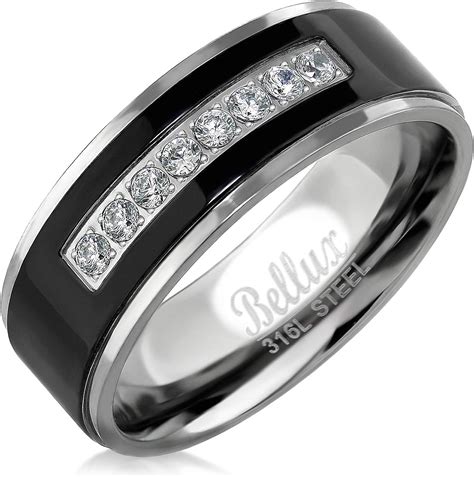 Pictures Of Mens Wedding Bands 10mm Extra Heavy Weight Mens Diamond