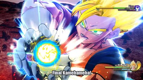 Ssj Vegito Vs All Goku And Vegetas Past Enemies Dragon Ball Z Kakarot