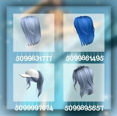 Blue Hair Codes Roblox Codes Blue Hair Roblox Pictures