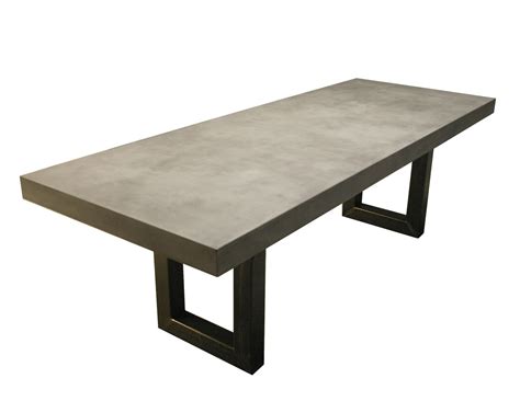 Concrete Dining Table Custom Concrete Kitchen And Dining Tables Trueform With Its Rugged