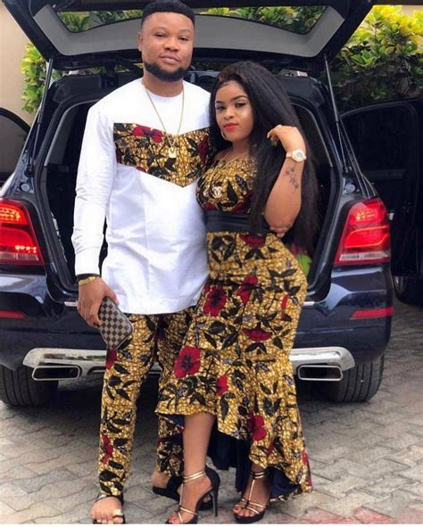 African Couples Clothingafrican Couples Outfit Africa Couples Wears African Wedding Outfit