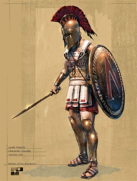 Hoplite Concept By Dstolpmann On Deviantart Greek Warrior Spartan