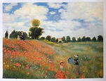 Field of Poppies, Argenteuil - Claude Monet Paintings