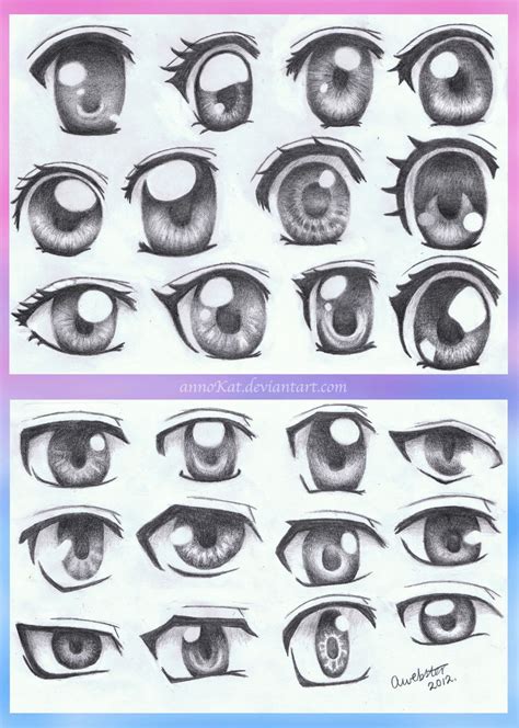 How To Draw Manga Style Eyes Manga