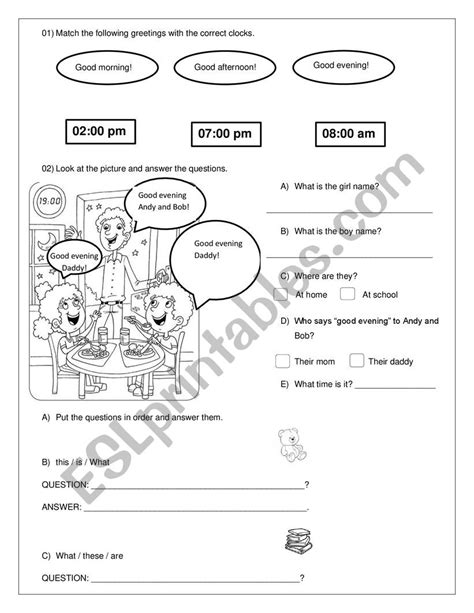 Parts Of The Day Esl Worksheet By Eglishmaria