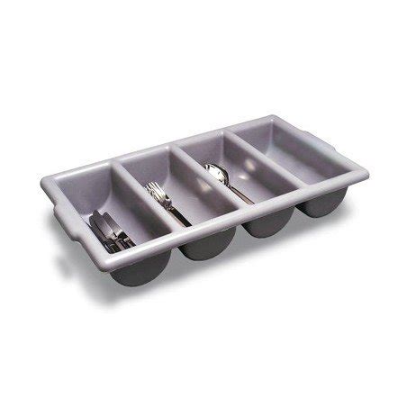 CUTLERY TRAY GREY 4 DIVISION 500 X 300mm