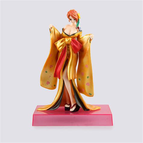 One Piece Nami Kimono Version Gold And Black 21cm Model Toys Sexy Anim Supply Epic