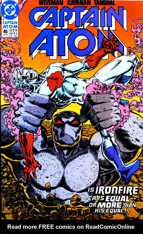 Read Online Captain Atom 1987 Comic Issue 45