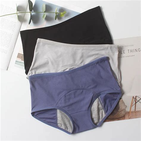 leak proof menstrual panties physiological pants women underwear period cotton waterproof briefs